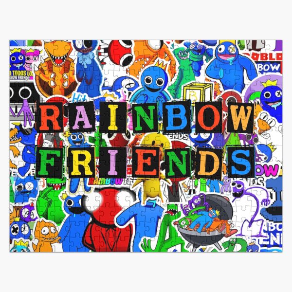 Orange rainbow friends Sticker for Sale by Arsalane13