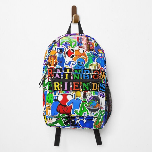 Rainbow Friends Backpack Blue,pink,orange,red and yellow choose your  favorite