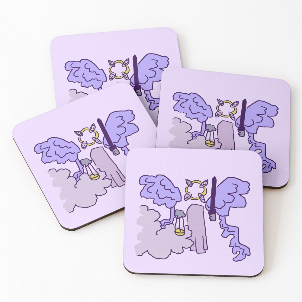 Aperçu de l'œuvre Dessous de verre (lot de 4) créée et vendue par KPWU.