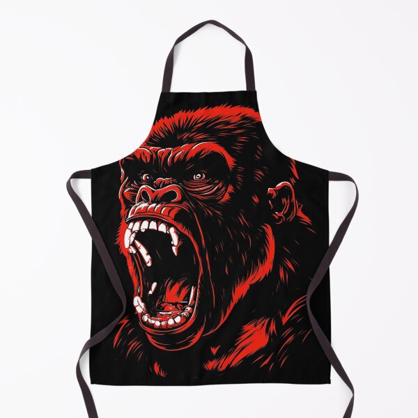 Item preview, Scary Gorilla portrait illustration designed and sold by Gerald Waters.