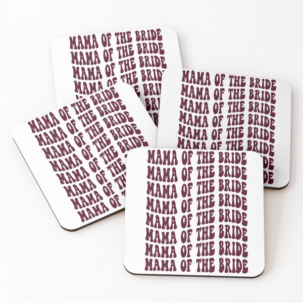 Item preview, Mother of the Bride Burgundy Retro Graphic Bridal Party Gifts for Bachelorette Party designed and sold by mysticblvd.