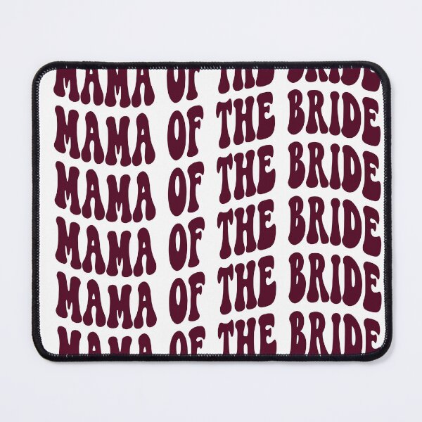 Item preview, Mother of the Bride Burgundy Retro Graphic Bridal Party Gifts for Bachelorette Party designed and sold by mysticblvd.
