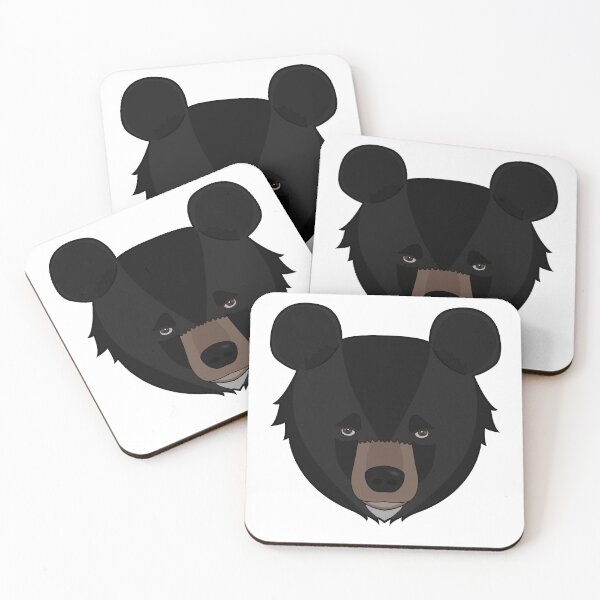 Item preview, Asiatic black bear face designed and sold by MaxFilms.