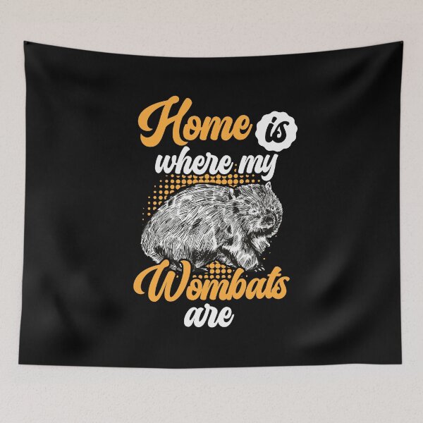 Item preview, Wombat is my home marsupial wombat designed and sold by madgrfx.