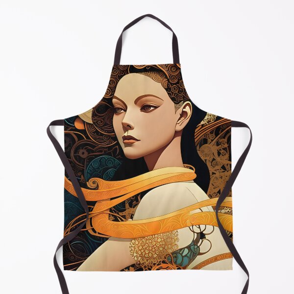 Item preview, Naina - woman in geometric mechanical art style designed and sold by Djantrix.