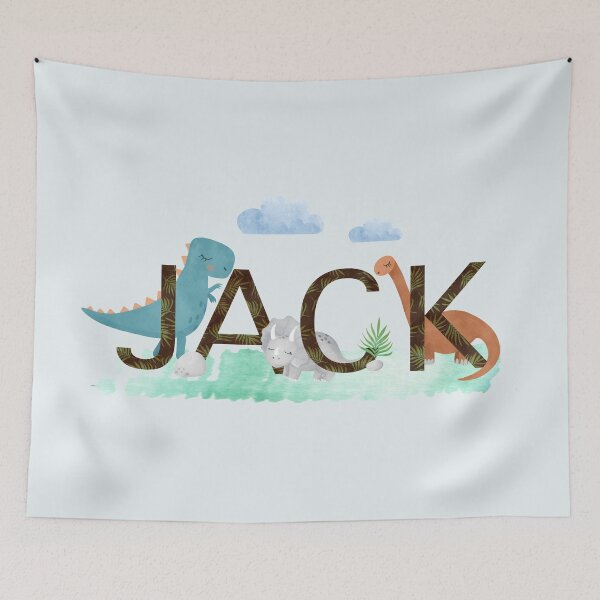 Item preview, Kids Dinosaur Name Decor Jack designed and sold by dev11588.