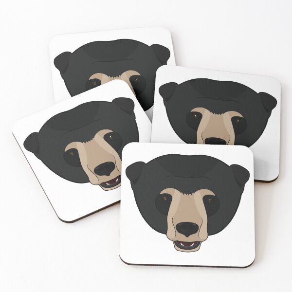 Item preview, Malayan Sun bear face designed and sold by MaxFilms.