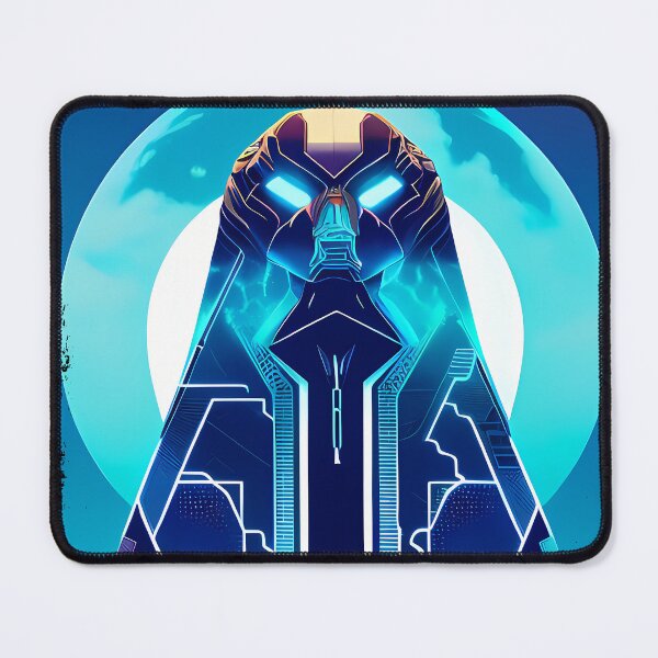 Item preview, Horus Egyptian God Falcon in Cyberpunk Style Sticker - Unique and Eye-Catching Design for Laptop, Water Bottle, and More! designed and sold by Mytho Merch.
