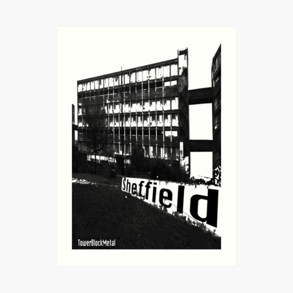 TowerBlockMetal Urban T Shirt 2 Art Print