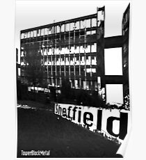 TowerBlockMetal Urban T Shirt 2 Poster