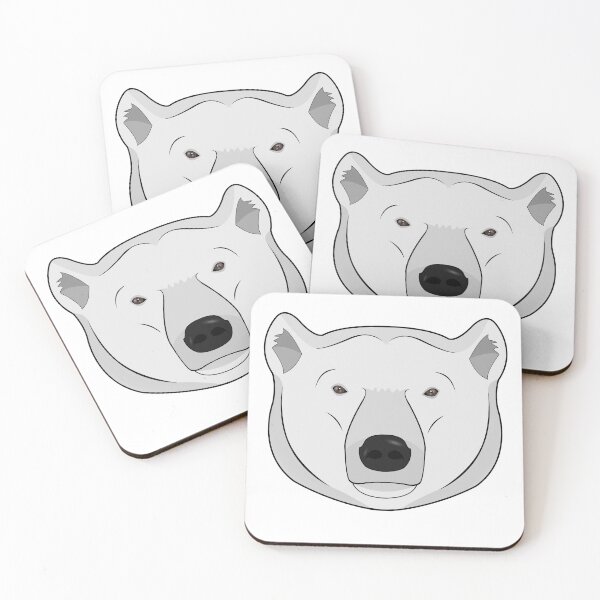 Item preview, Polar bear face designed and sold by MaxFilms.