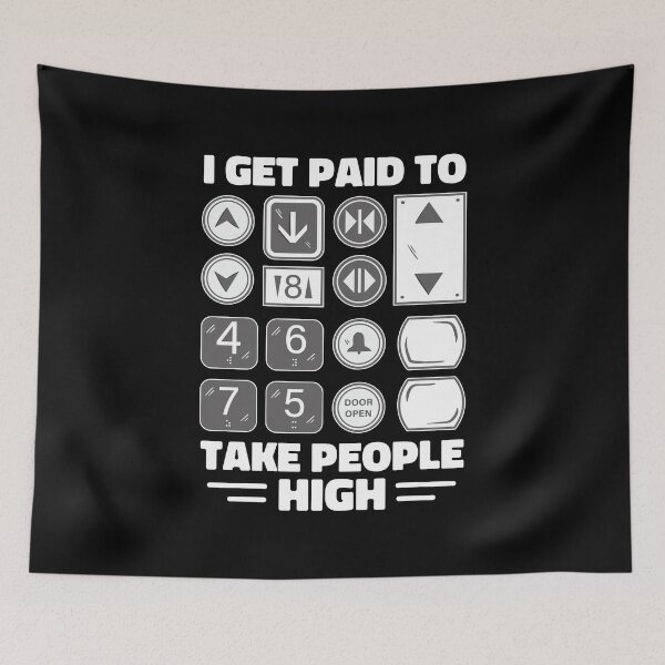 Item preview, Funny Elevator Mechanic Buttons Panel Saying designed and sold by MrEddie10.
