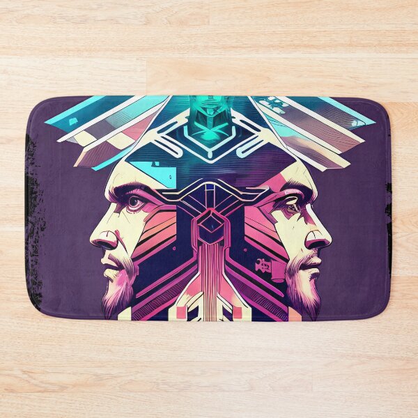 Item preview, Horus Egyptian God Falcon in Cyberpunk Style Sticker - Unique and Eye-Catching Design for Laptop, Water Bottle, and More! designed and sold by Mytho Merch.