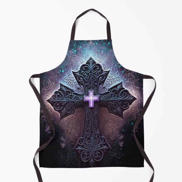 Item preview, Gothic Cross on Glowing Background With Pastel Hues designed and sold by Dragonstrom.