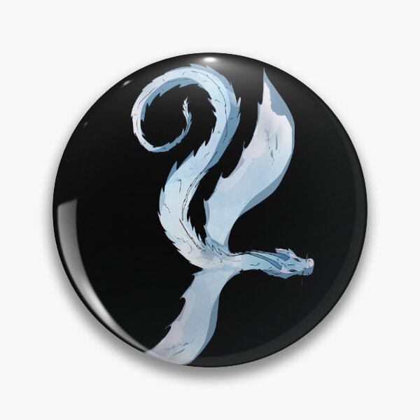 Item preview, licht blue dragon black designed and sold by oniadragon.