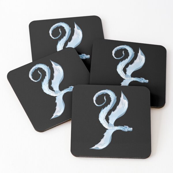 Item preview, licht blue dragon black designed and sold by oniadragon.