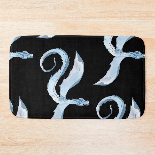 Item preview, licht blue dragon black designed and sold by oniadragon.