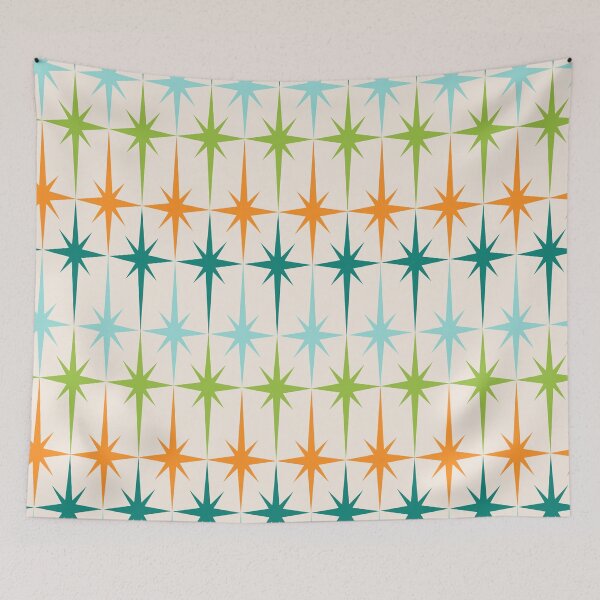 Item preview, Vintage Geometrics Starbursts designed and sold by StrangeLilOnion.