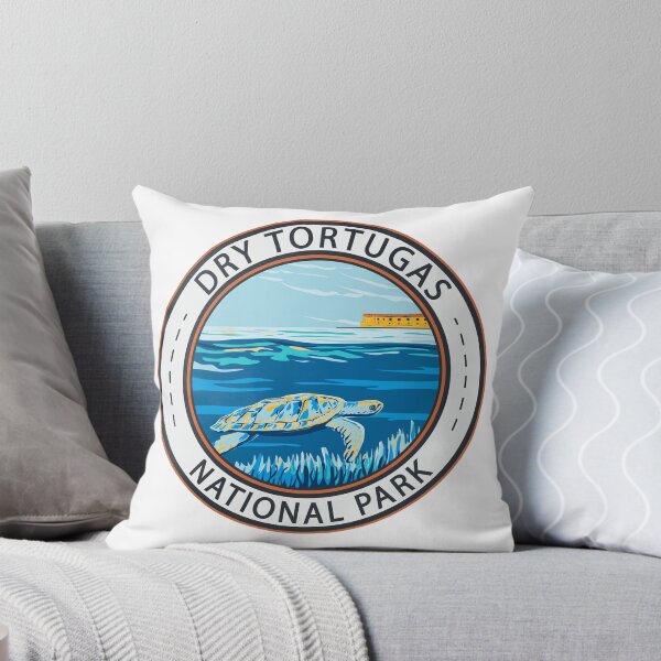 Item preview, Dry Tortugas National Park Turtle Badge designed and sold by KrisSidDesigns.
