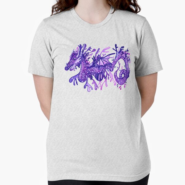 Sea Dragon | Black Tri-blend T-Shirt