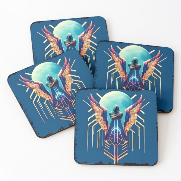 Item preview, Horus Egyptian God Falcon in Cyberpunk Style Sticker - Unique and Eye-Catching Design for Laptop, Water Bottle, and More! designed and sold by Mytho Merch.