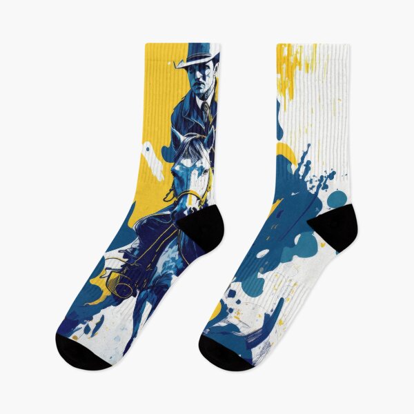 Item preview, Cowboy on a Horse watercolor designed and sold by Sintivastore.
