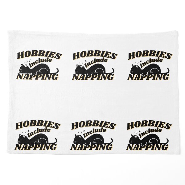 Hobbies include napping funny design Pet Blanket