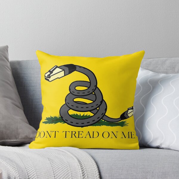 Item preview, DON'T TREAD ON ME - net neutrality gadsden flag designed and sold by CleverJane.