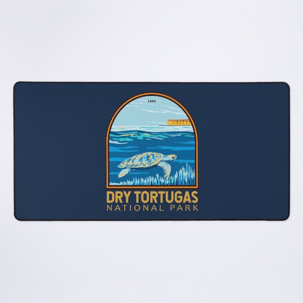 Item preview, Dry Tortugas National Park Turtle Emblem designed and sold by KrisSidDesigns.