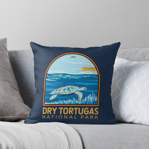 Item preview, Dry Tortugas National Park Turtle Emblem designed and sold by KrisSidDesigns.