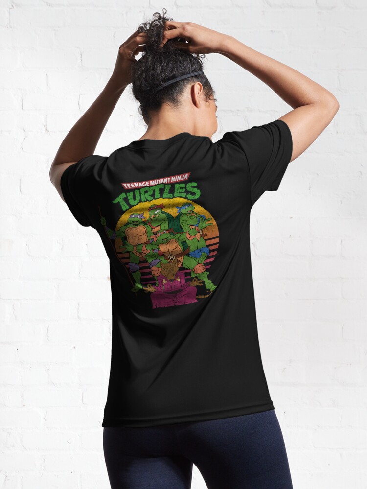 TMNT Turtle Glow - Teenage Mutant Ninja Turtles Black Unisex T-Shirt 3XL