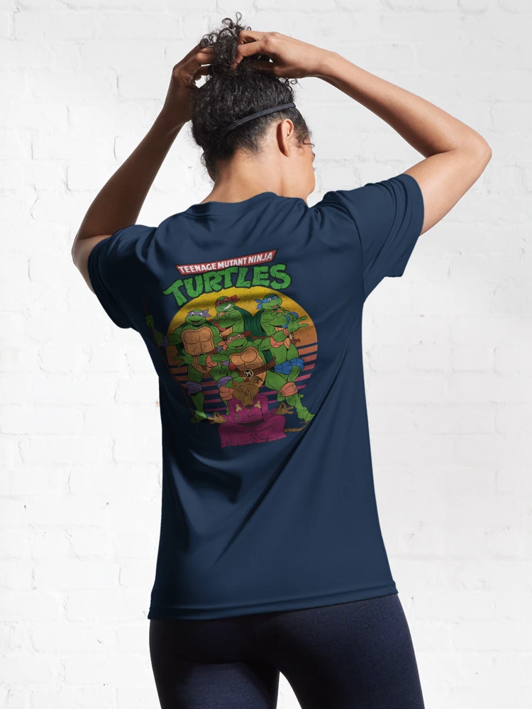 Teenage Mutant Ninja Turtles Retro Sun Group Teenage Mutant Ninja Turtles Active T-Shirt | Redbubble