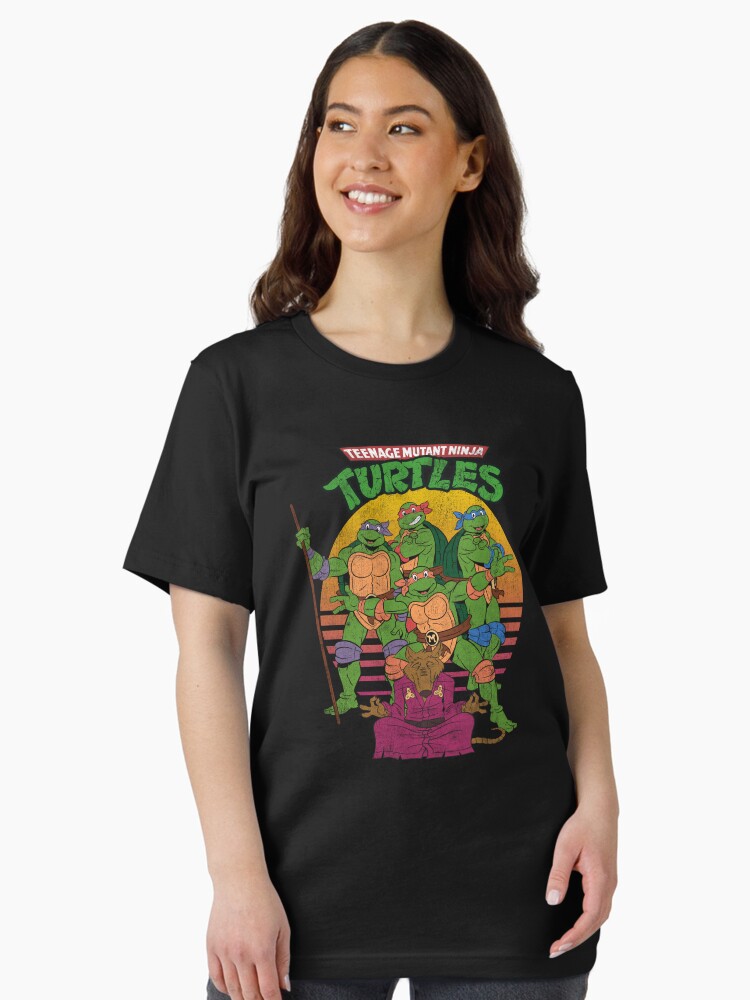 Teenage Mutant Ninja Turtles Retro Sun Group Tee-Shirt