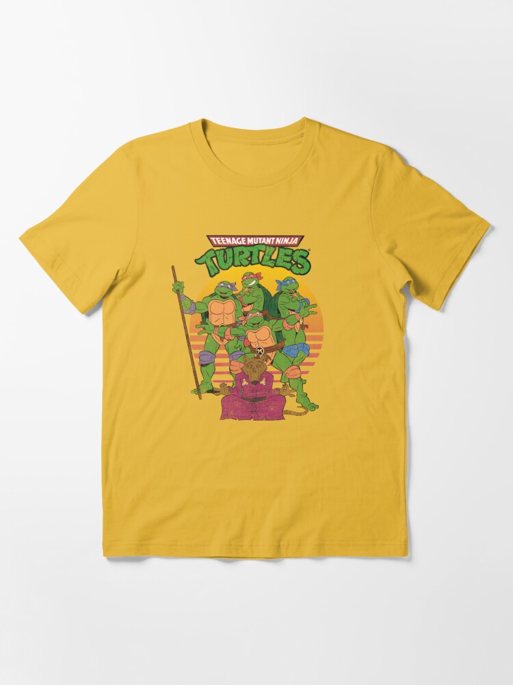 Classic Teenage Mutant Ninja Turtles Group And Logo Shirt - TeeUni