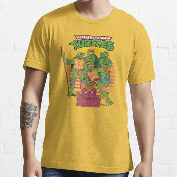 Classic Teenage Mutant Ninja Turtles Group And Logo Shirt - TeeUni