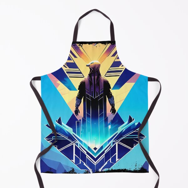 Item preview, Horus Egyptian God Falcon in Cyberpunk Style Sticker - Unique and Eye-Catching Design for Laptop, Water Bottle, and More! designed and sold by Mytho Merch.