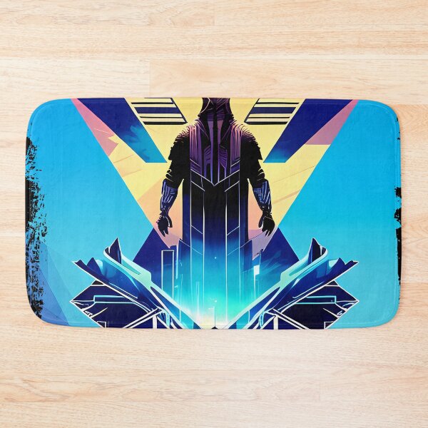 Item preview, Horus Egyptian God Falcon in Cyberpunk Style Sticker - Unique and Eye-Catching Design for Laptop, Water Bottle, and More! designed and sold by Mytho Merch.