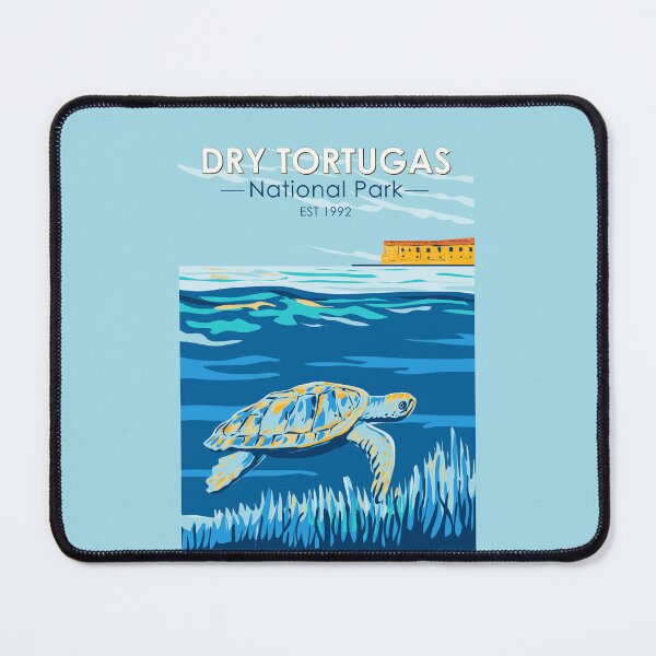 Item preview, Dry Tortugas National Park Turtle Vintage designed and sold by KrisSidDesigns.