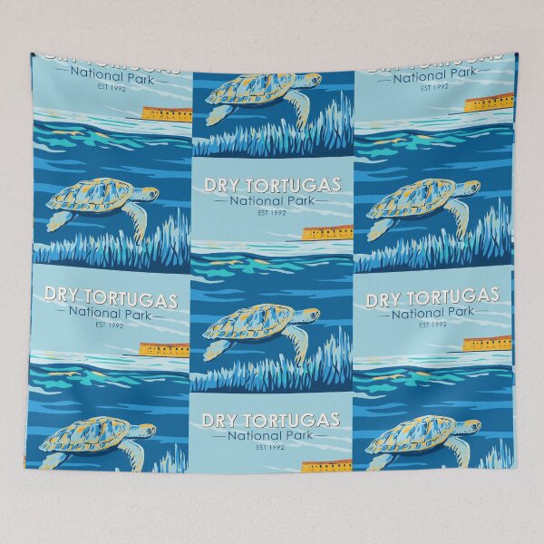 Item preview, Dry Tortugas National Park Turtle Vintage designed and sold by KrisSidDesigns.