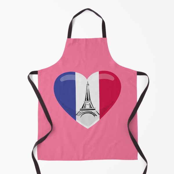 Item preview, France Eiffel Tower, Heart Blue White Red, Gift designed and sold by Ksmith-Style.