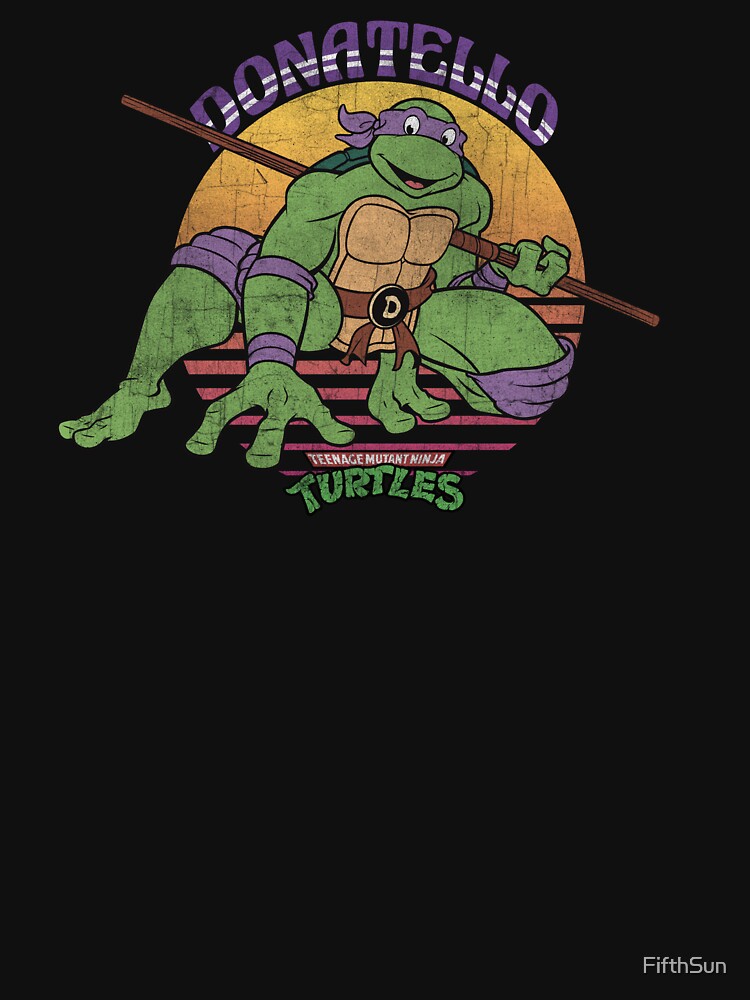 Teenage Mutant Ninja Turtles Retro Sun Group Teenage Mutant Ninja Turtles Essential T-Shirt | Redbubble