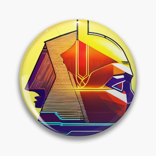 Artikelvorschau, Horus Ägyptischer Gottfalke im Cyberpunk-Stil Aufkleber – Einzigartiges und auffälliges Design für Laptop, Wasserflasche und mehr! entworfen und verkauft von Mytho Merch.