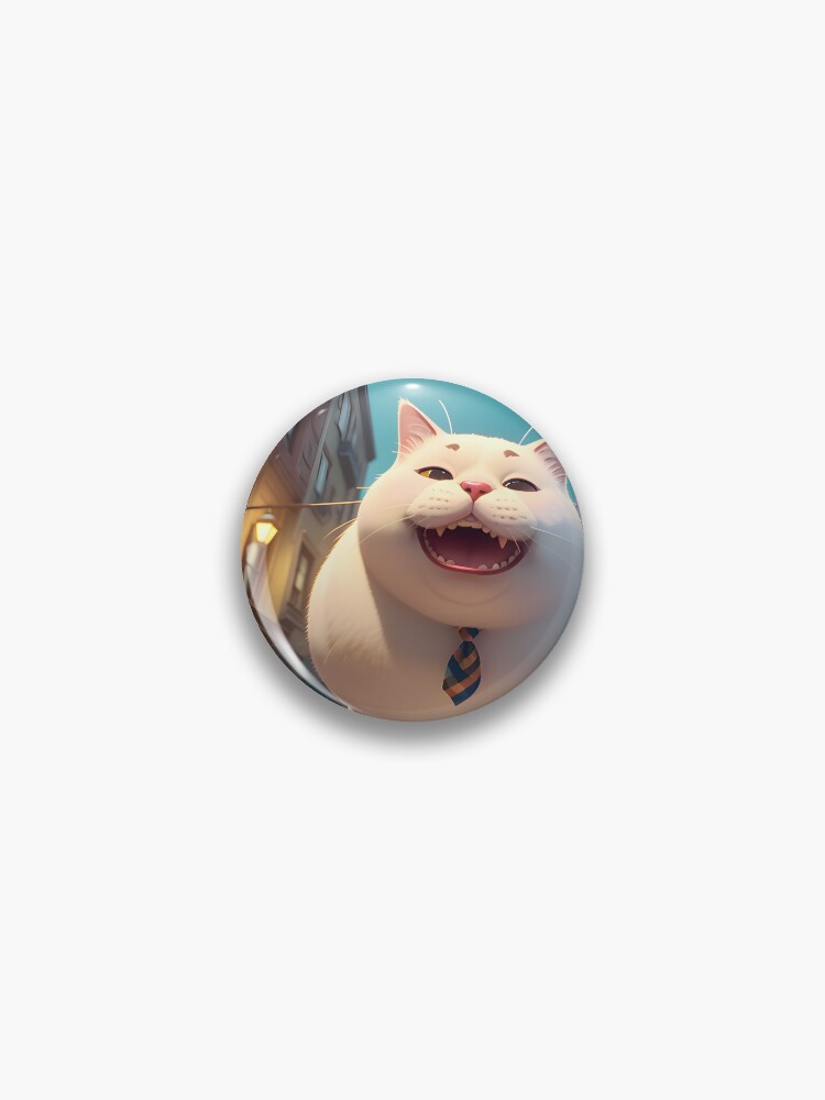Selfie Fat cat - Modern digital art | Pin