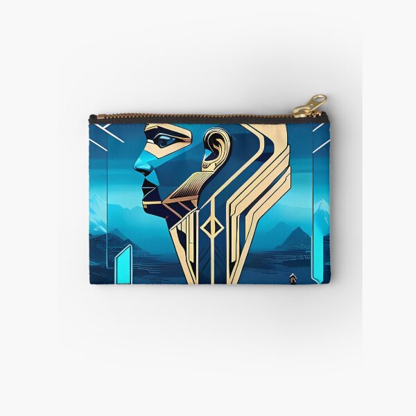 Item preview, Horus Egyptian God Falcon in Cyberpunk Style Sticker - Unique and Eye-Catching Design for Laptop, Water Bottle, and More! designed and sold by Mytho Merch.