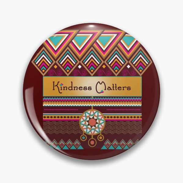Item preview, Kindness Matters on Nubian Colorful Motifs Background designed and sold by Nobiya.