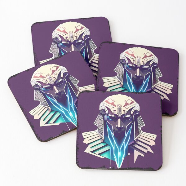Item preview, Horus Egyptian God Falcon in Cyberpunk Style Sticker - Unique and Eye-Catching Design for Laptop, Water Bottle, and More! designed and sold by Mytho Merch.
