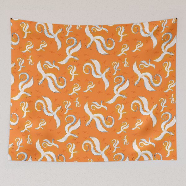 Item preview,  licht White dragon orange designed and sold by oniadragon.