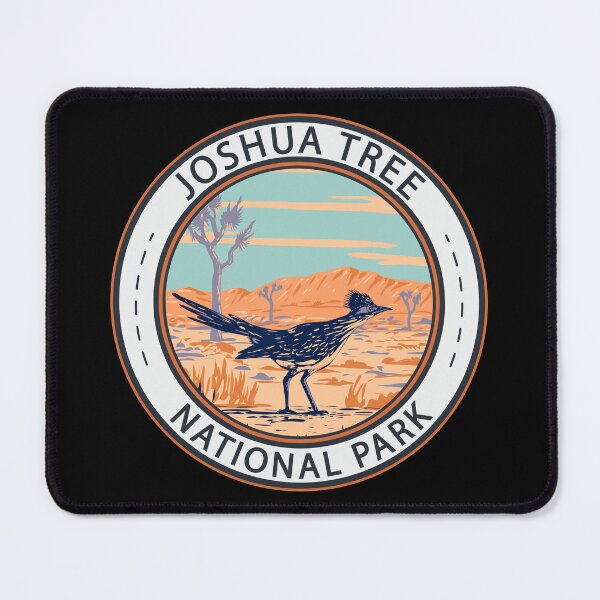 Item preview, Joshua Tree National Park Roadrunner Badge designed and sold by KrisSidDesigns.