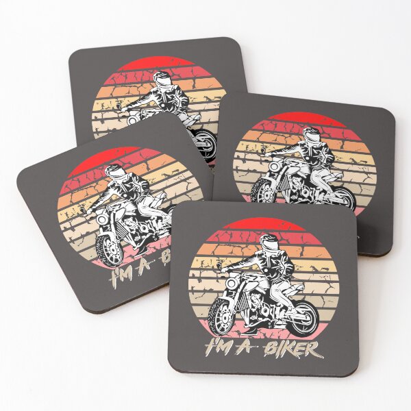 Item preview, I'm a Biker - Retro Sunset Biker Design designed and sold by LV-creator.