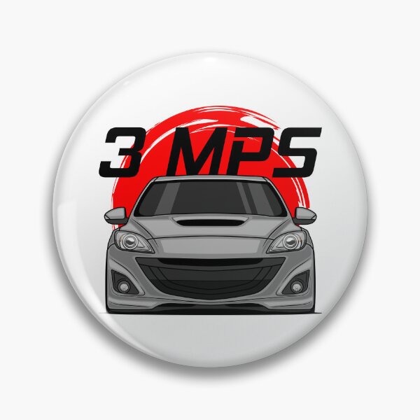 Item preview, Front Silver 3 MPS Mazdaspeed3 designed and sold by goldentuners.